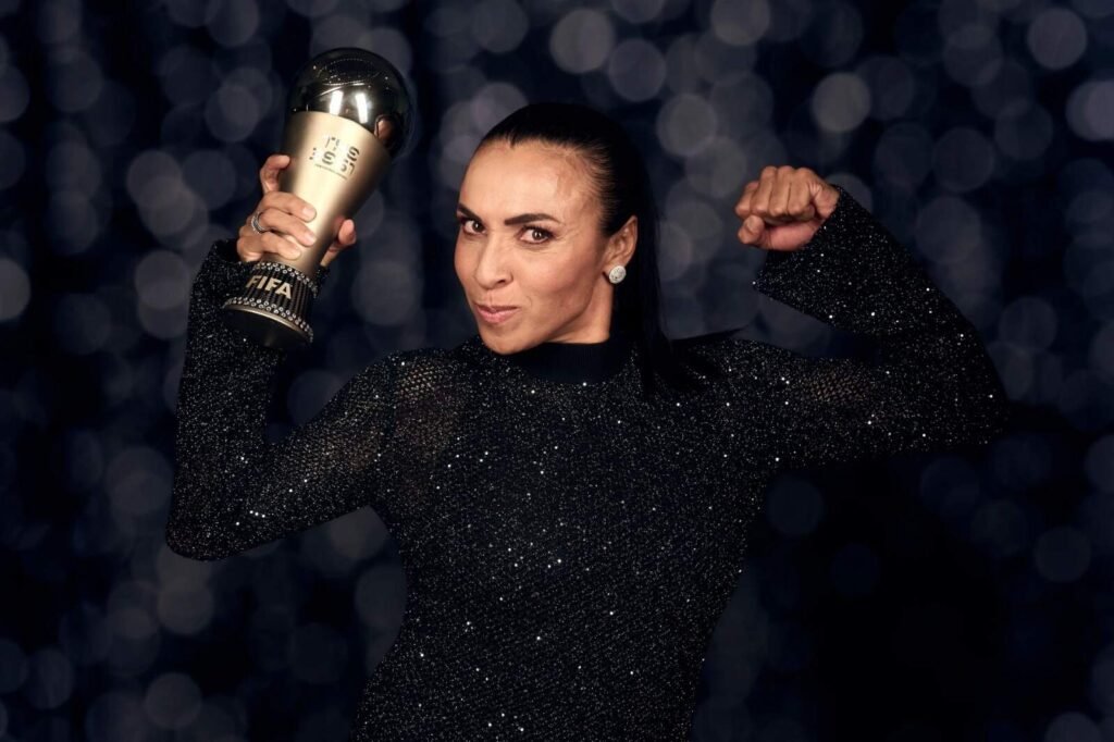 Marta concorre ao prêmio de gol mais bonito da Fifa em 2025