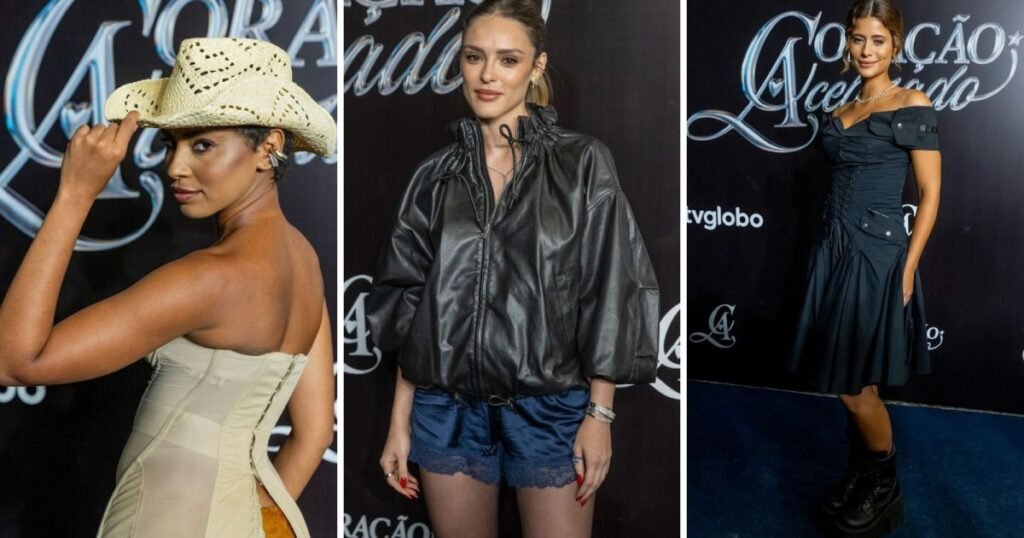 "Coração Acelerado": veja looks do elenco na festa de estreia da novela