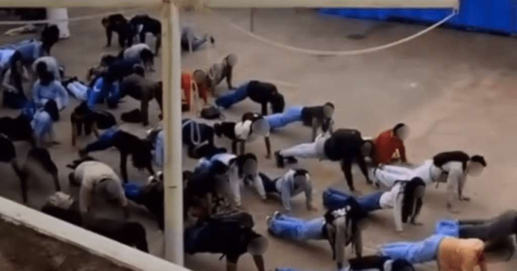 Policiais punem alunos com flexões em escola militar no DF