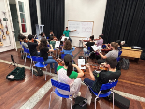 Aulas gratuitas de saxofone e teclado em Campo Grande: inscrições abertas