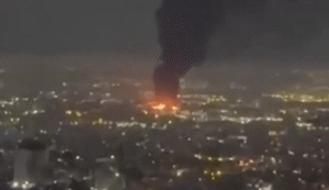 Colunas de fumaça são avistadas em Teerã durante ofensiva israelense