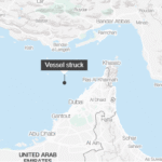 Navio de carga é atingido próximo ao Estreito de Ormuz