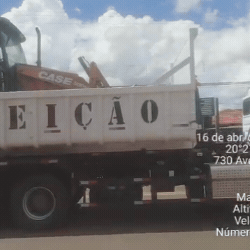 Caminhão derruba fiação na Av. Tamandaré e deixa moradores sem energia