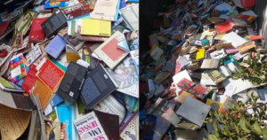 MP é acionado após descarte de 40 mil livros em Osasco