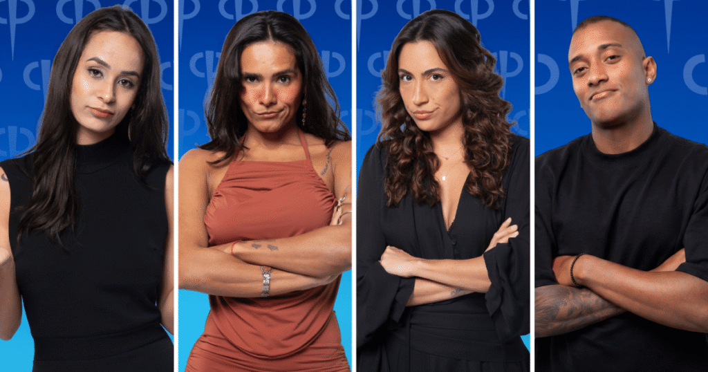 "Casa do Patrão": JP, Luiza, Morena e Nikita estão no terceiro Tá Na Reta