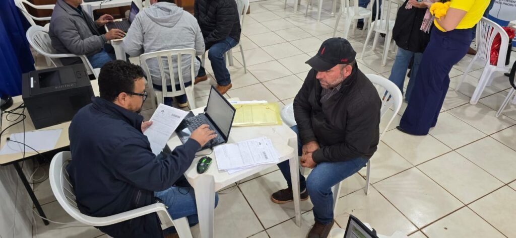 Com foco na agricultura familiar, mutirão da Agraer atende produtores de assentamento em Itaquiraí