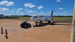 Mais moderno e funcional, novo receptivo do aeroporto ganha forma com avanço das obras em Dourados