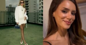 Deborah Secco mostra look de jogo da Copa e chama atenção de Biancardi