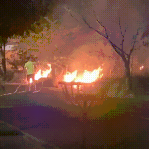 Incêndio em terreno baldio ameaça casas no Rita Vieira