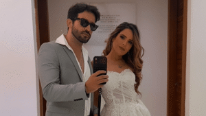 Vestida de noiva, Wanessa Camargo canta e namorado elogia: "Apela"