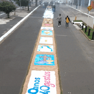 tapetes sob frio e nevoeiro
