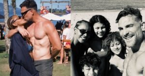De folga, ator de "Quem Ama Cuida" aproveita dia de sol em família