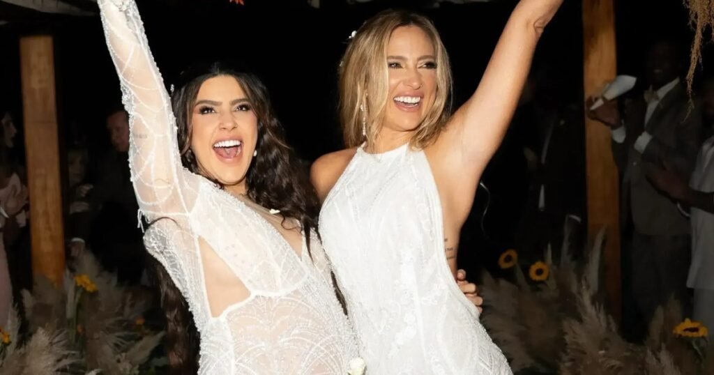 Lauana Prado comemora 1 mês de casada abre álbum de fotos da festa; veja