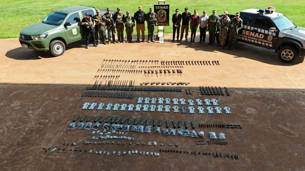30 fuzis apreendidos no Paraguai valiam R$ 1,5 mi