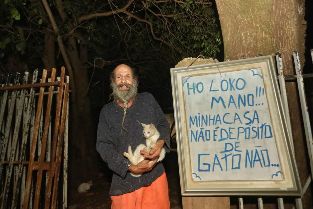 Com 11 gatos, morador pede fim do abandono dos pets em frente de casa - MiAuNews