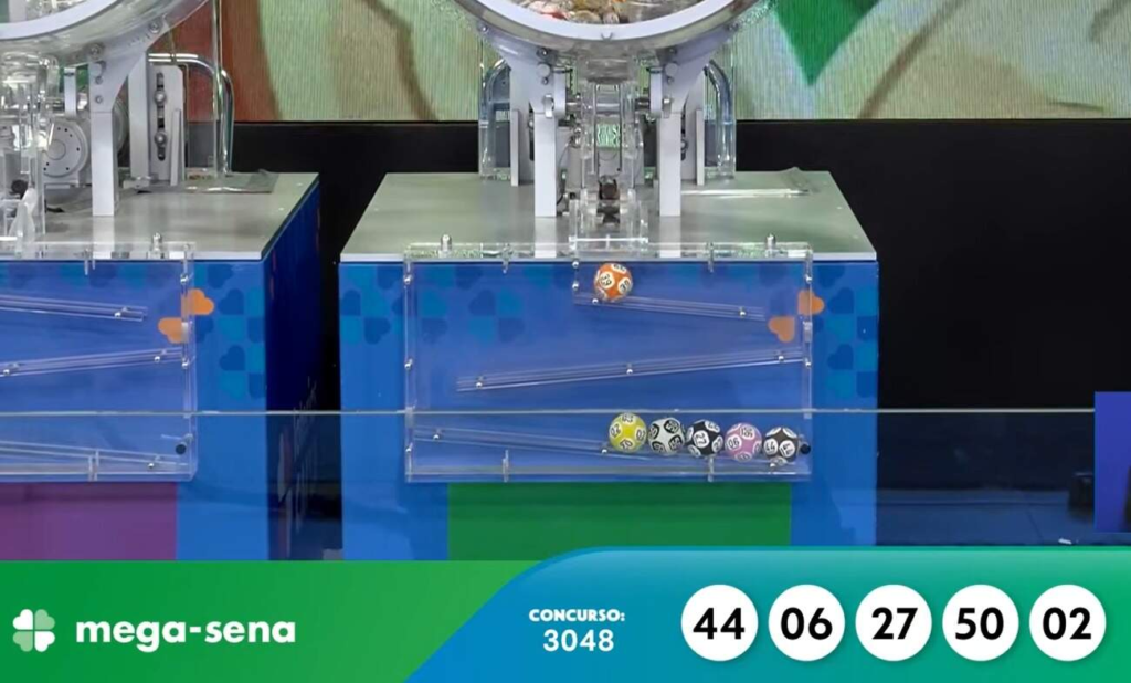 Mega-Sena 3048: veja as dezenas sorteadas