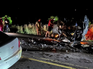 Acidente fatal na BR-158 deixa um morto e dois feridos